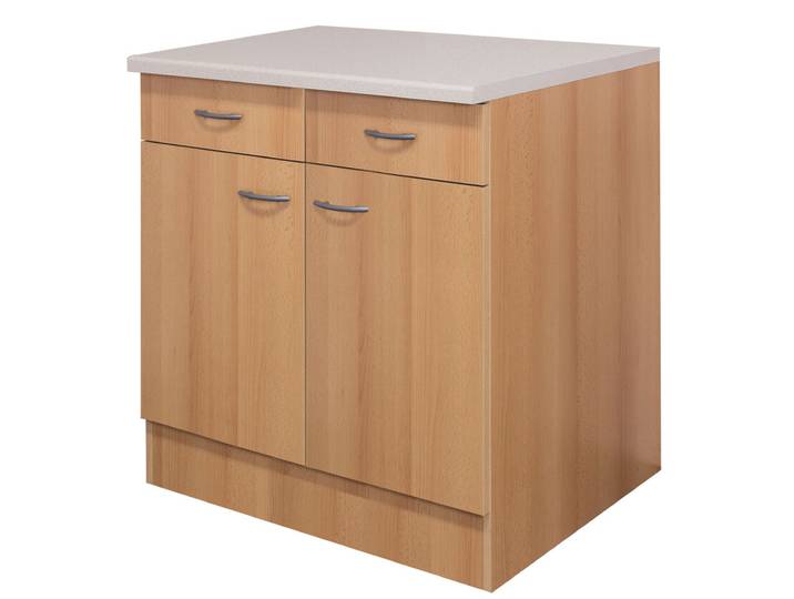 Küchen Unterschrank NANO 80 x 85 cm Buche