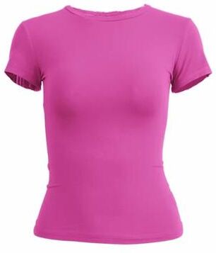 Inspired Finds UrbanEase Women's Slim Fit Knitted T Shirt Short Sleeve O Neck Streetwear Top For Everyday & Y2K Fashion Style rose Red l