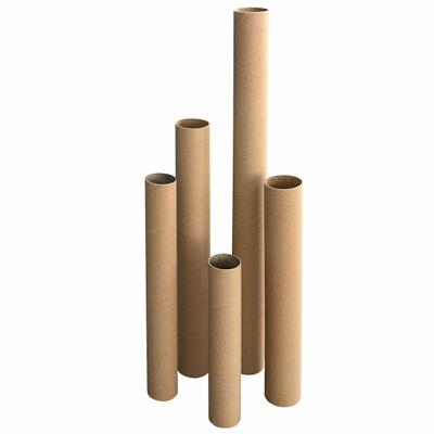 VEPATIM 10x Versandrohre Versandhülsen rund 76 x 760mm braun ohne Deckel | Format A1