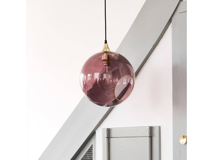 Ballroom XL Pendelleuchte Purple Rain - Design By Us - Wohnzimmer - Glas - Einflammig