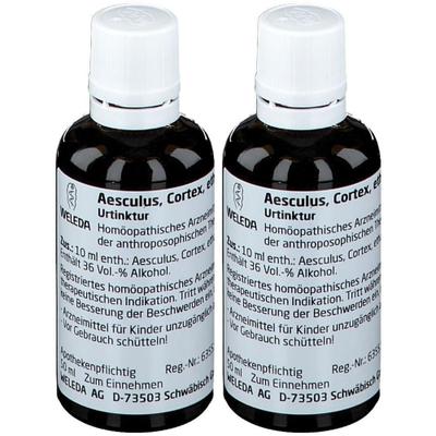 Aesculus Cortex äth.Decoct.Urtinktur D 1 2x 2x50 ml Dilution