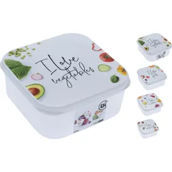 Vorratsdosen-Set (BHT 14x6,50x14 cm) - BHT 14x6,50x14 cm