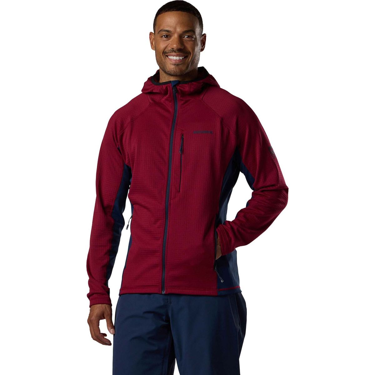 Rossignol Blackside MIX FZH Fleece tibetan red (A88) L RLOML04 A8800L