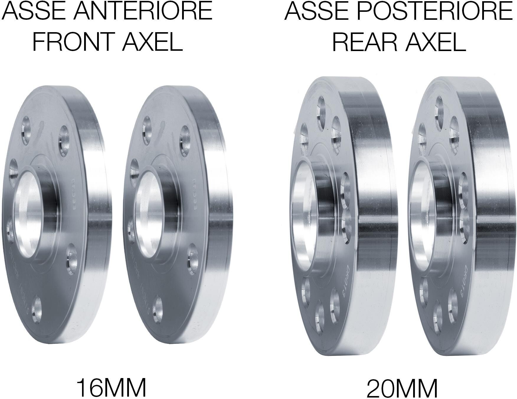 Simoni Racing DR044041BR1515 Spoorverbreding