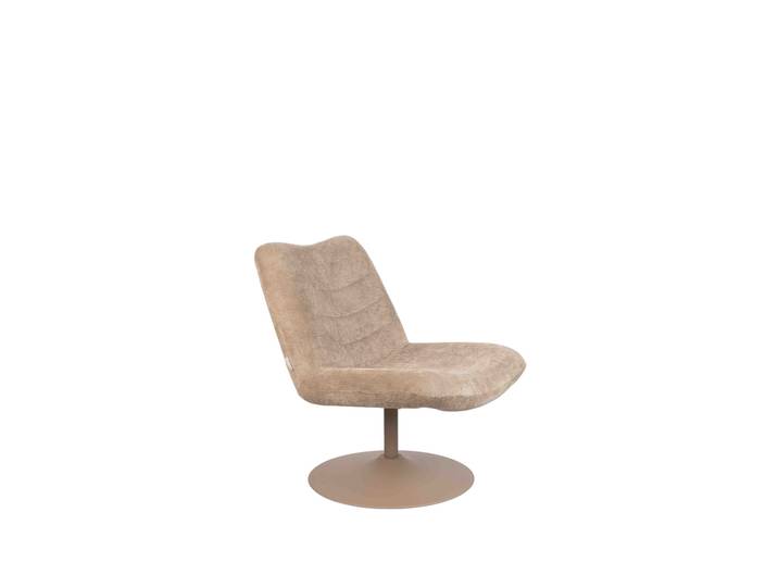 Zuiver Bubba Lounge Chair Stahl/Polyester