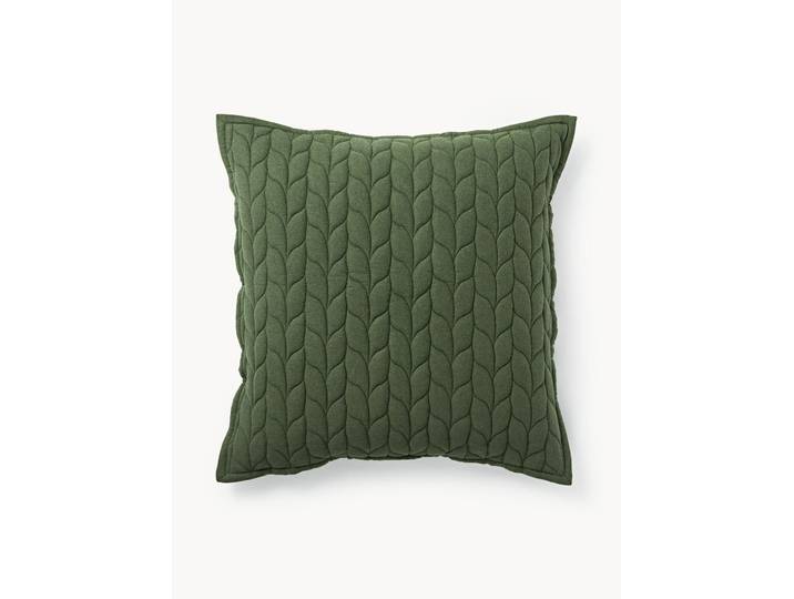 Coussin en flanelle matelassée Selby