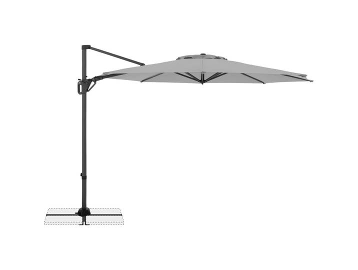 Sonnenschirm Doppler Life 310 Side - Hellgrau - Sonnenschirm