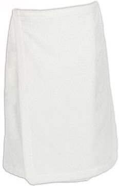 Authentic Hotel and Spa Turkish Cotton Terry White Women's Spa and Shower Towel Wrap