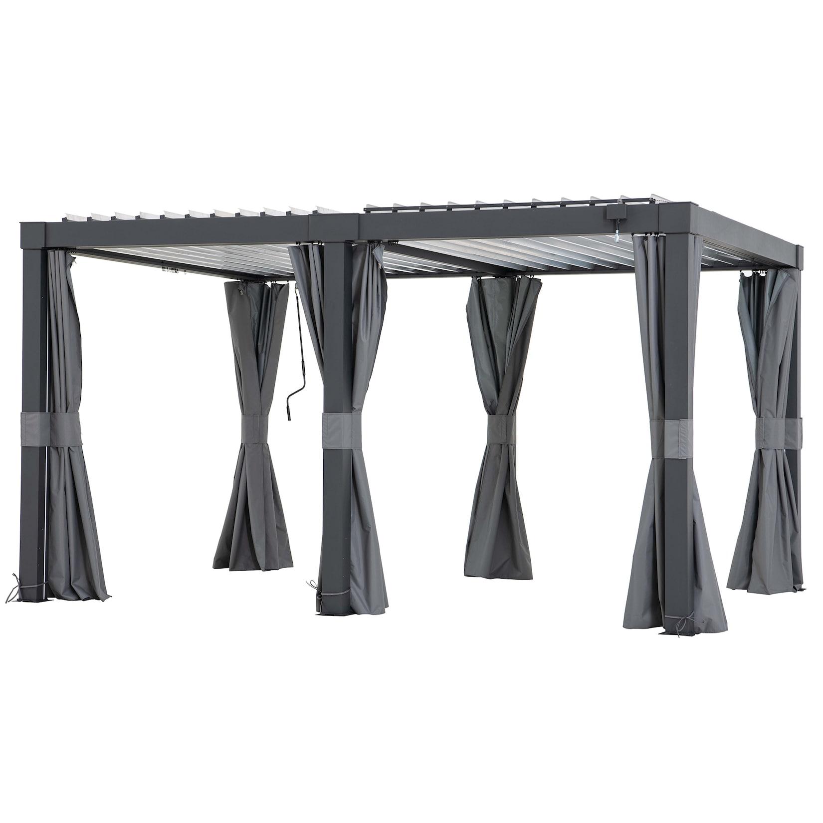 Sunjoy Vorhang für Matterhorn Multi Pergola 306cm x 406cm