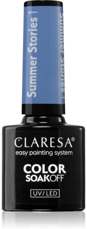 Claresa SoakOff UV/LED Color Summer Stories Gel Nail Polish shade 1 5 g