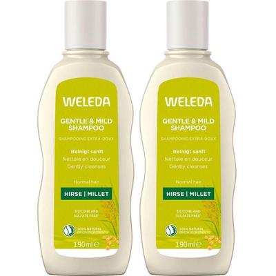 Weleda Gentle & Mild Shampoo Hirse 2x 2x190 ml