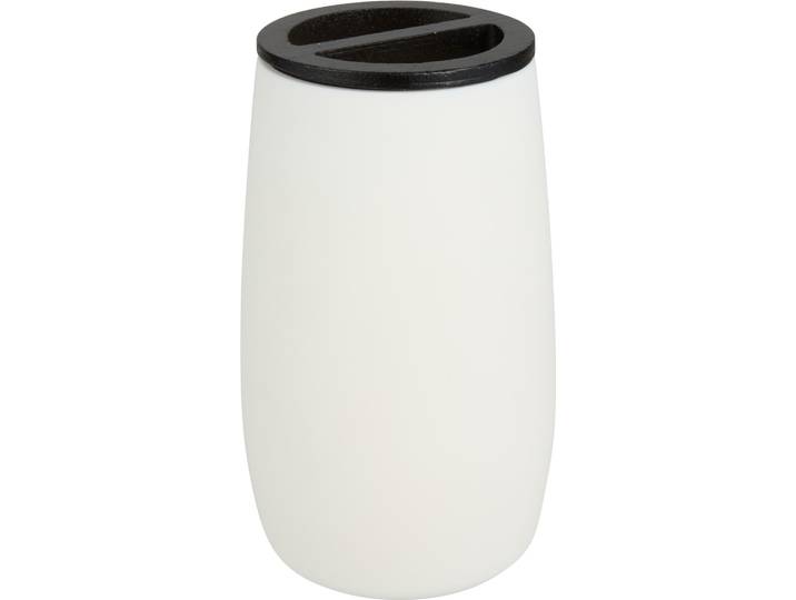 Kleine Wolke Zahnputzbecher Daily Weiss Bambus, ABS