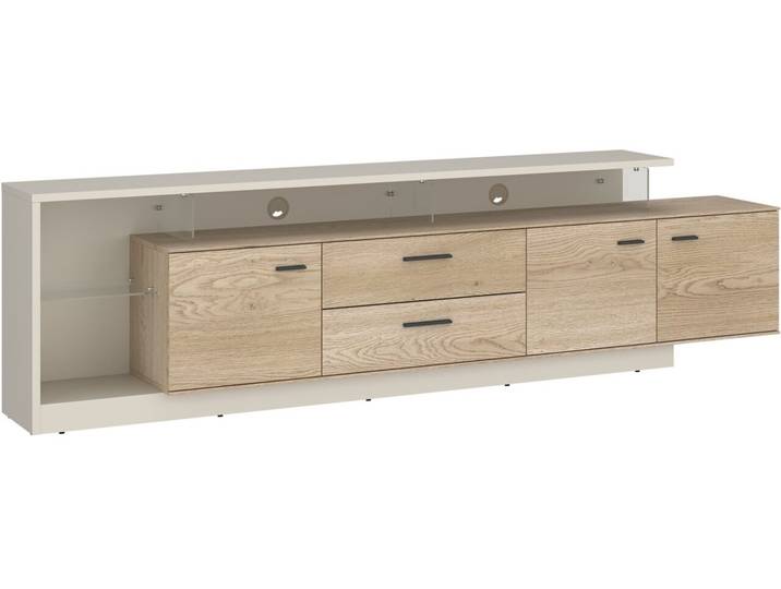 Z2 TV-Lowboard LAGOON, eiche, Holznachbildung