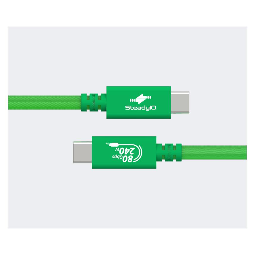 Glyph Connect+ High-Performance USB4 80Gbps/ 240W Type-C Cable - 0.3m (0.30 m, USB 4, 240 W) (CPL80G03M)