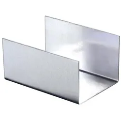 Alu-Rinnenverbinder pressblank