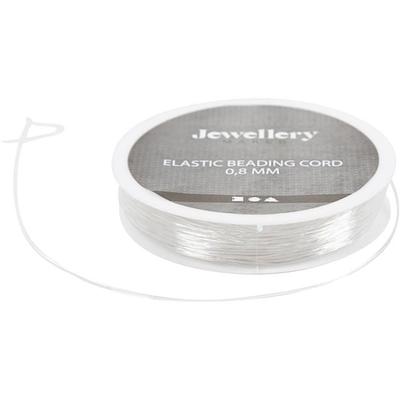 Creativ Company Elastische Schnur, rund, Dicke 0,8 mm, 10 m, 1 Rolle