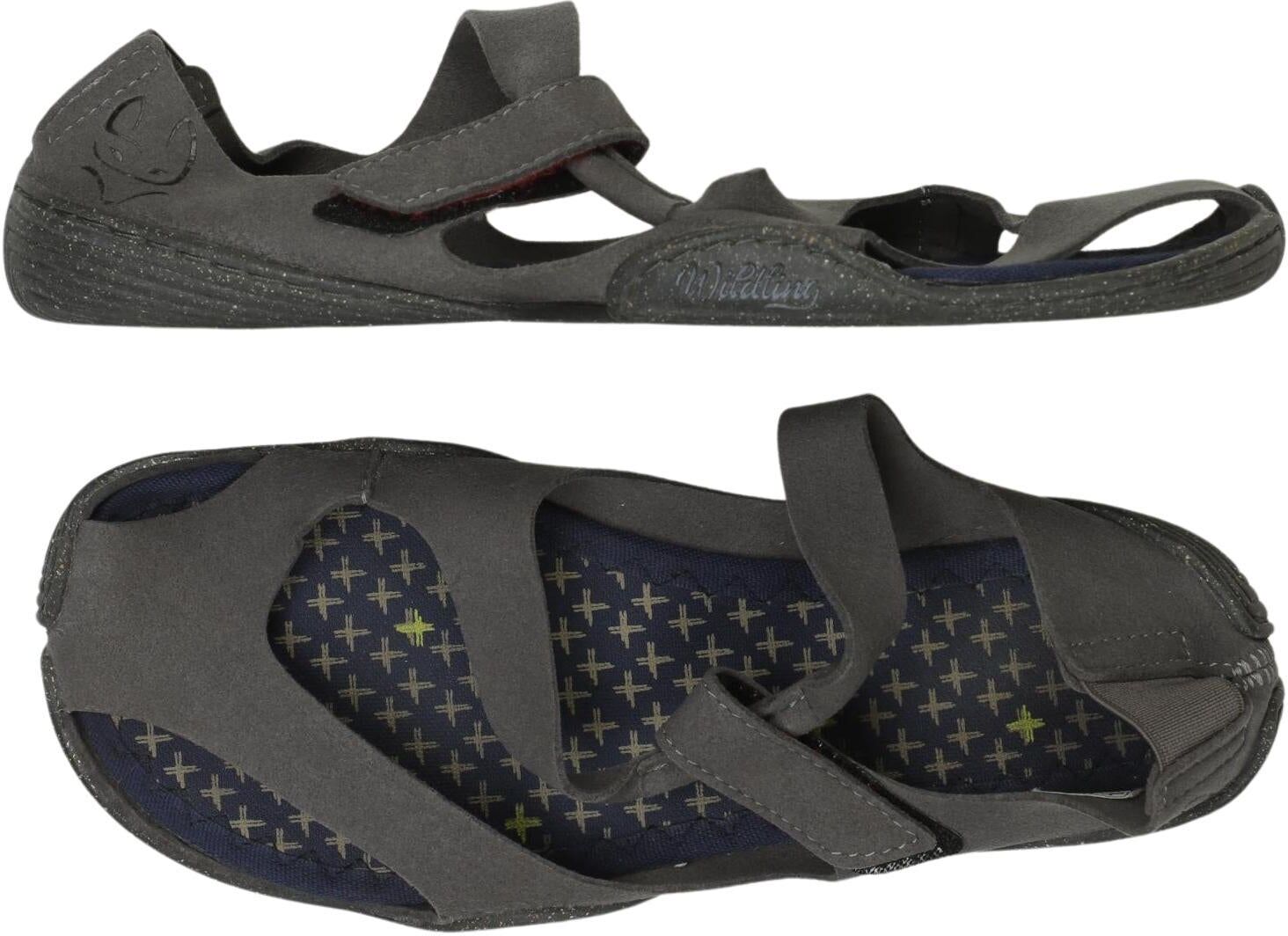Wildling Damen Sandalen, Grau, Gr. EU 36, kein / Etikett - Second Hand