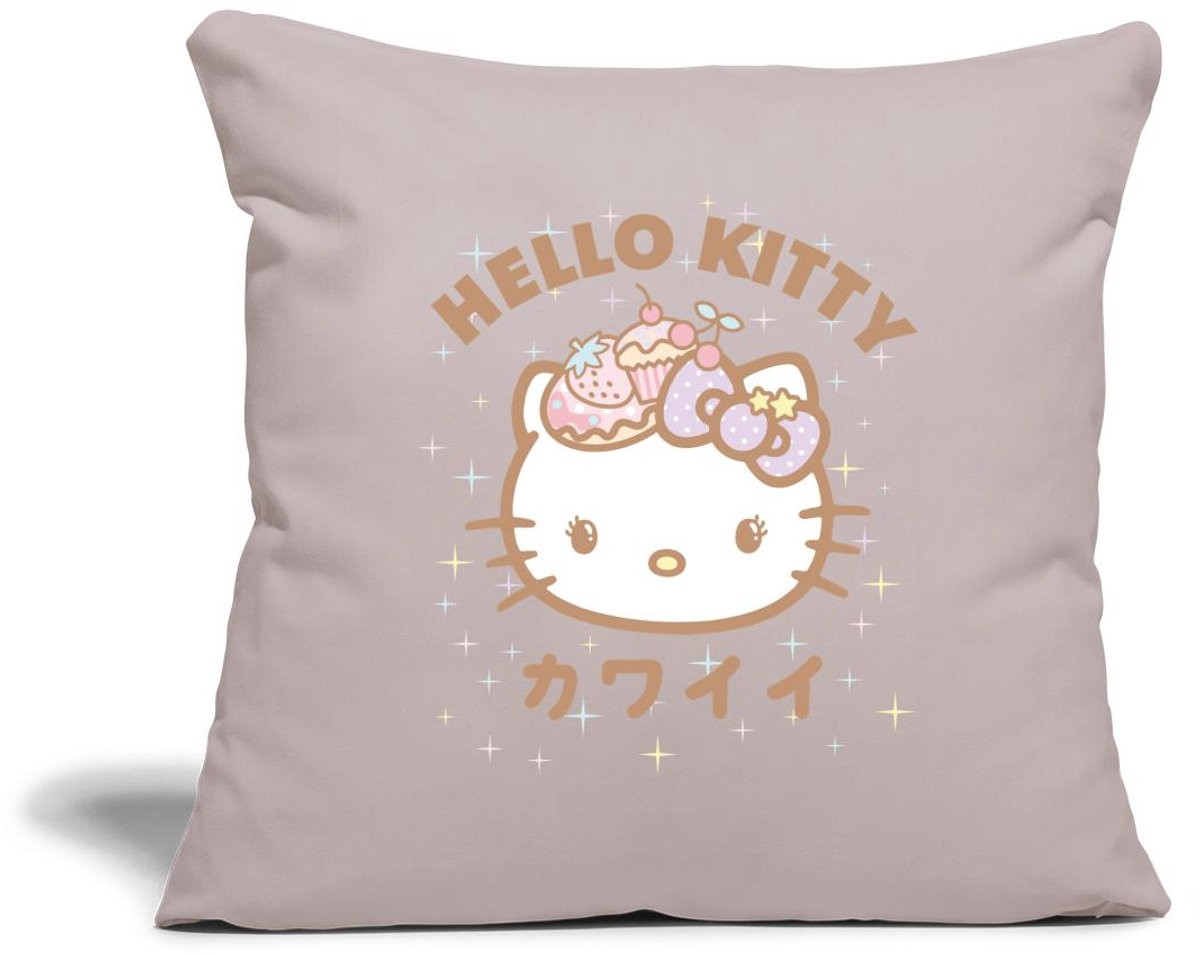 Hello Kitty Kawaii Stijlen Met Sterren Sierkussenhoes, 45 x 45 cm