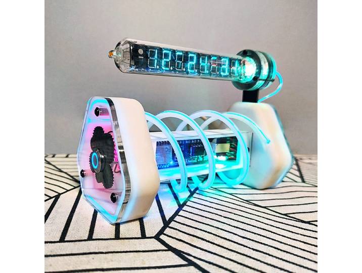 Chambre Design horloge Table de chevet horloges moderne table numérique bricolage horloge Fluorescence décoration de la maison montre électronique