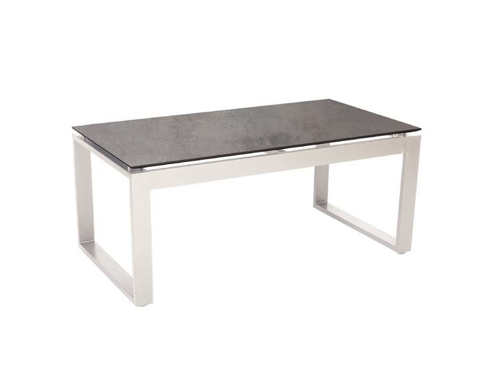 Stern Beistelltisch Allround Aluminium weiß mit Tischplatte