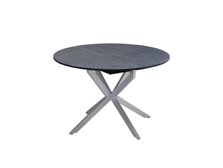Vicco Esstisch Loyd , Anthrazit/Grau 120-160 x 120 cm ausziehbar