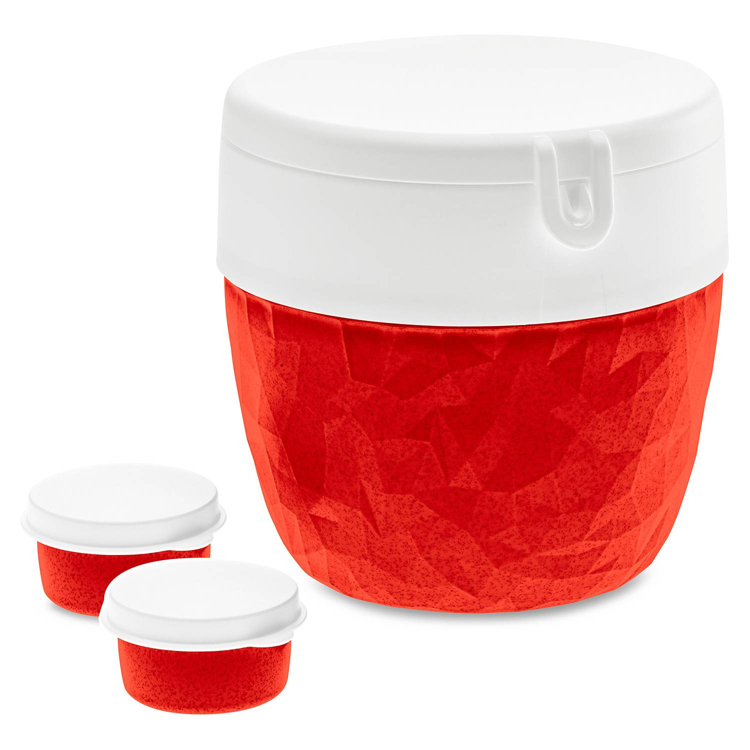 home24 Lunchbox Bentobox L rood, Ø 14 cm