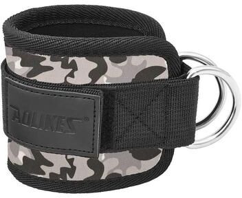 Inspired Finds AOLIKES Adjustable D Ring Ankle Straps For Cable Machine Glute Workouts camo