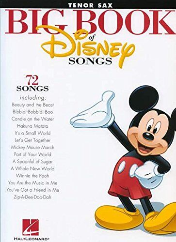 Various - The Big Book Of Disney Songs Instrumental Folio Tenor Saxophone BK - Preis vom 13.10.2026 19:28:25 h