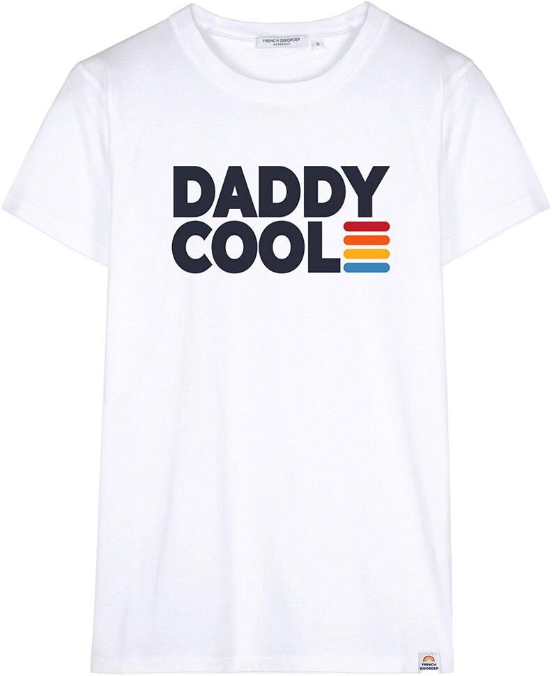 French Disorder  - Alex Daddy Cool Print White - S - Tee-shirt