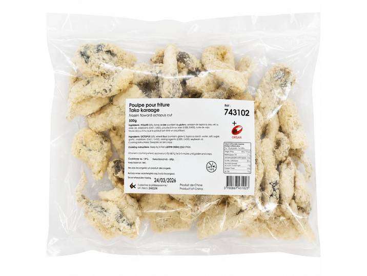 CHIZURU Takoage Calmar frit japonais Halal 500 g