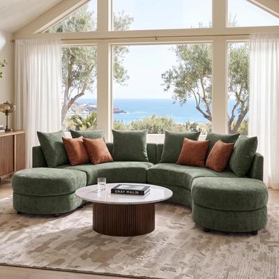 HULALA HOME Modern David Sectional Sofa