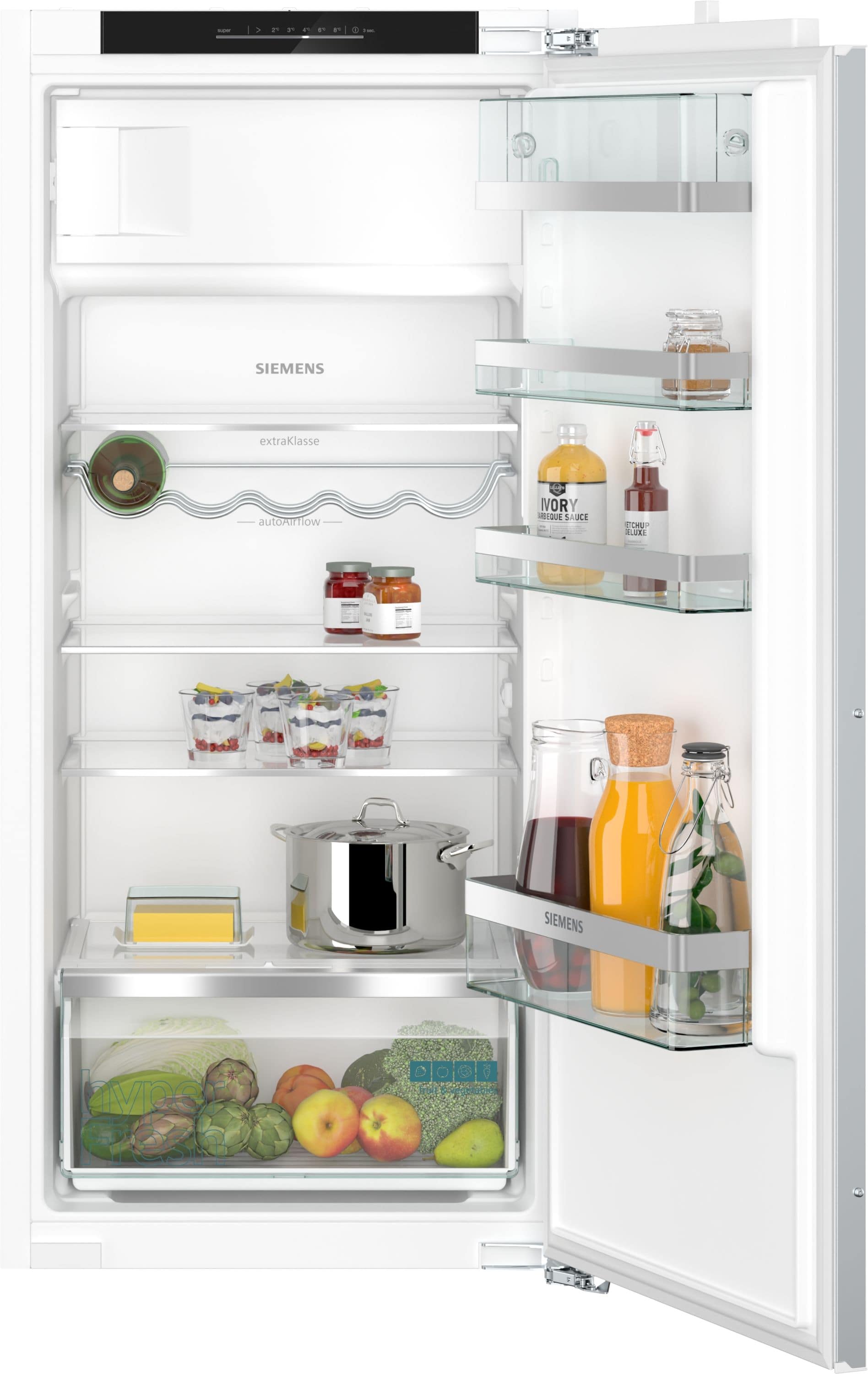 Siemens iQ500 KI42LEDD1 172 l 122,5 cm Einbaukühlschrank EEK: D 118 kWh Jahr