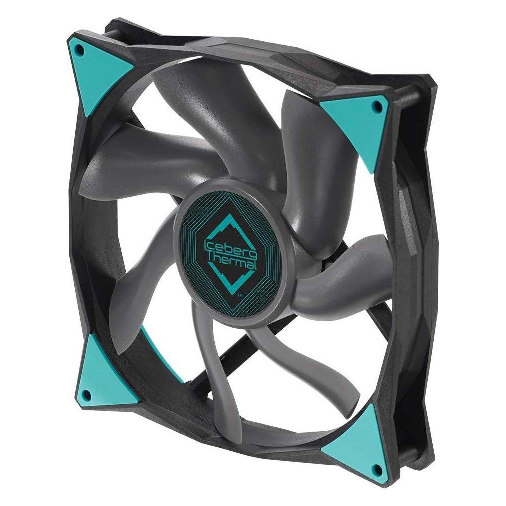 Iceberg Thermal IceGALE Computergehäuse Ventilator 14 cm Schwarz 1 Stück(e) (140 mm, 1x) (ICEGALE14-C0A)