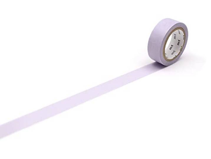 Pastel Lavendel Washi Afplakband - 1 rol - 15mm x 7m