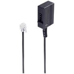 Shiverpeaks Fax Adapter [1x RJ11-Stecker 6p4c - 1x TAE-N-Kupplung] 0.2 m Schwarz BS71050
