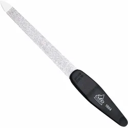 Erbe Saphir-Flachfeile mit Griff, grob/fein, verchromt 13 cm - 91804