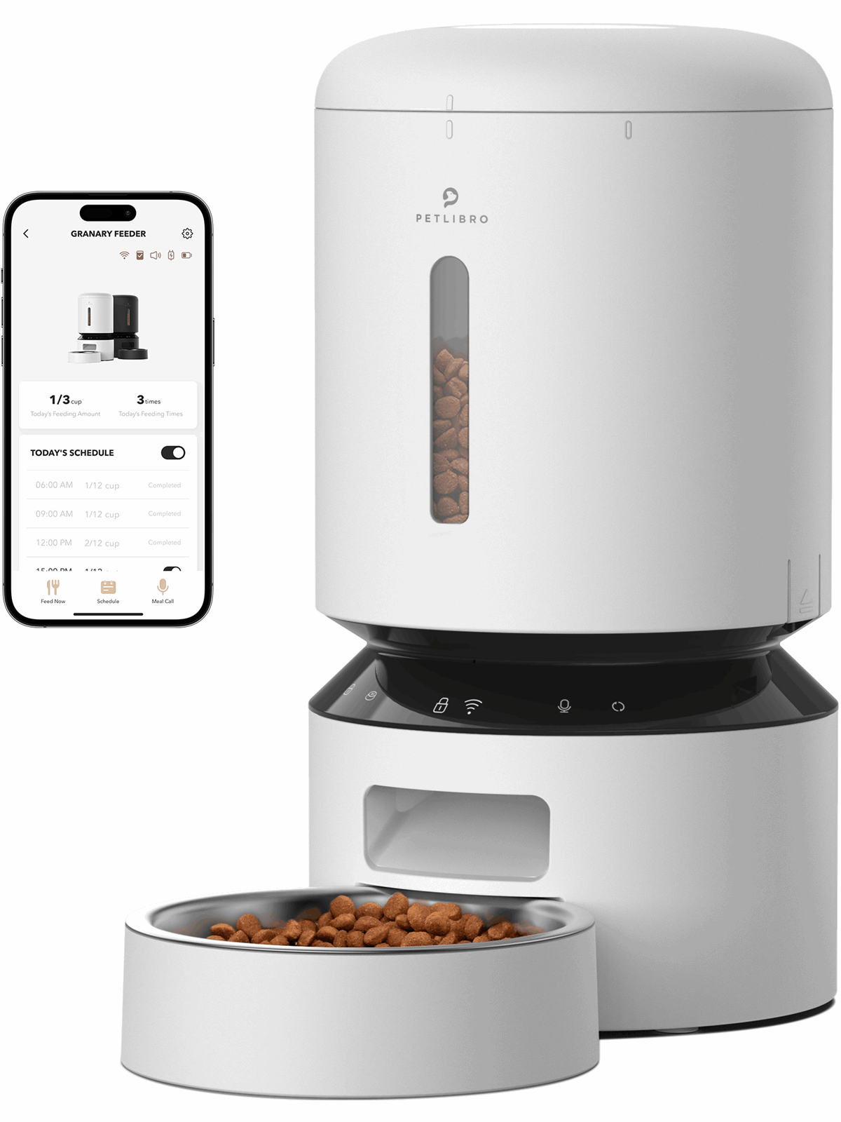 Petlibro Granary WLAN Futterspender 5L Weiß