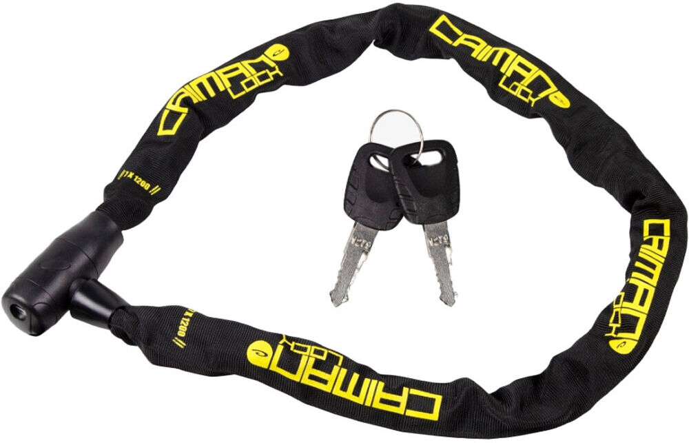 Eltin candado cadena 7x1200 candado bicicleta Negro (UNICA)