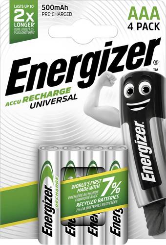 Energizer Universal HR03 Micro (AAA)-Akku NiMH 600 mAh 1.2V 4St.