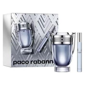 Paco Rabanne Invictus Gift Box - EdT 100ml Travel Spray 10ml (Parfum Set) (3349668613366)