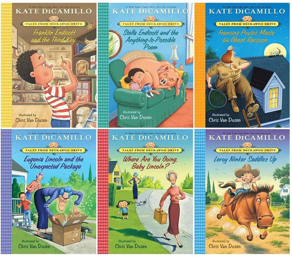 Candlewick Press ltd Tales from Deckawoo Drive 6 Books Set By Kate DiCamillo and Illustrated By Chris Van Dusen