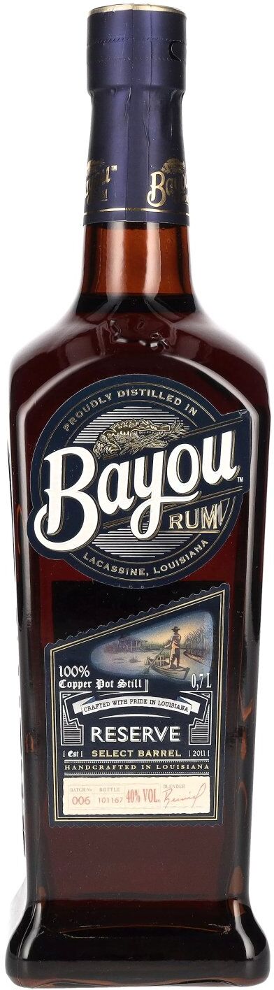 Bayou Rum Bayou RESERVE Select Barrel Rum 40% Vol. 0,7l