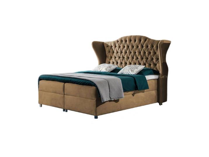 MF Design Boxspringbett Boxspringbett LIVIA mit Bettkasten und Federautomatik, Vorhanden