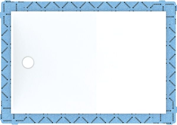 Geberit Setaplano zone de douche rectangulaire 154268111 blanc -alpine, 160 x 80 x 4,5 cm