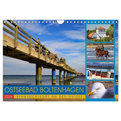 Ostseebad Boltenhagen - Sehnsuchtsort an der Ostsee (Wandkalender 2026 DIN A4 quer), CALVENDO Monatskalender