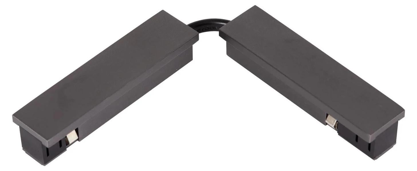 Lucide LINIAL flexibele koppeling voor 48V railsysteem in gunmetal satijn