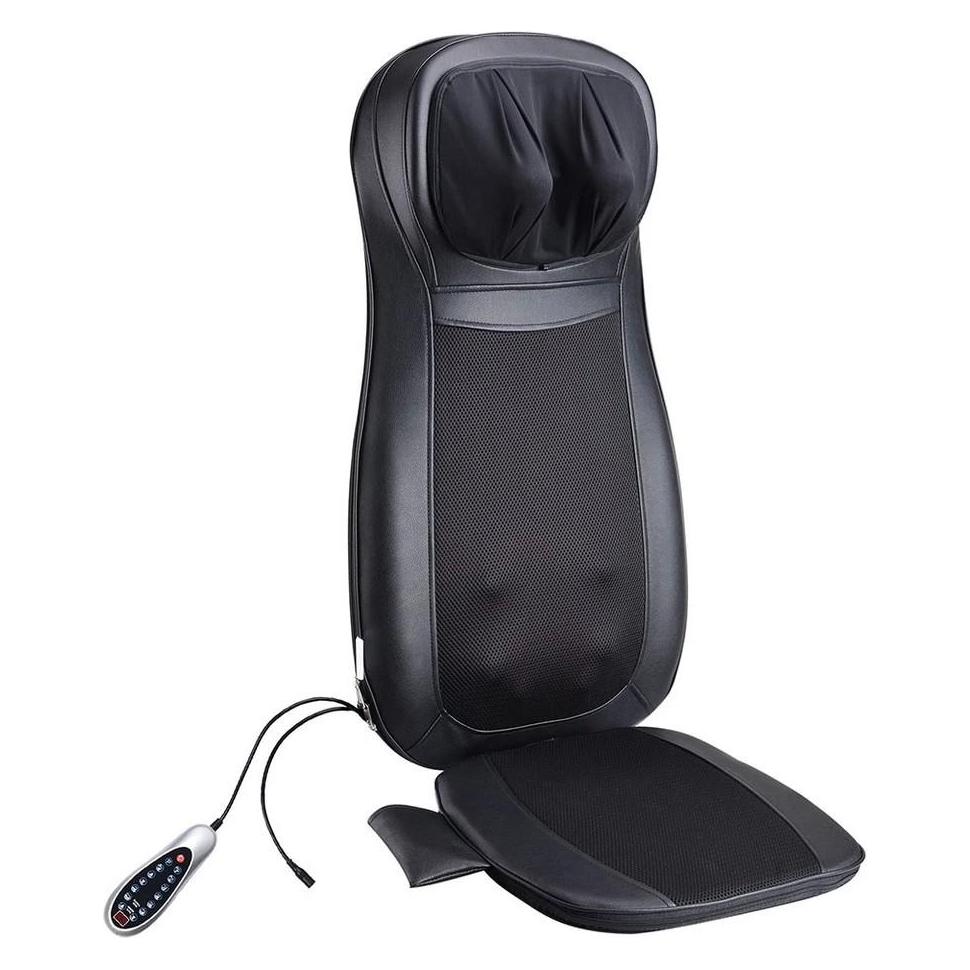 Reach MSR-01 Massagekissen - Schwarz - Nacken-, Rücken- und Sitzmassage - Wärmetherapie (58826030)