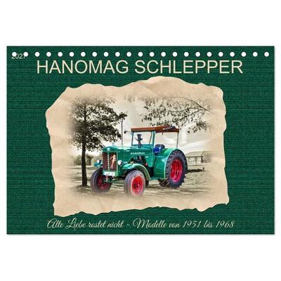 Hanomag Schlepper (Tischkalender 2027 DIN A5 quer), CALVENDO Monatskalender