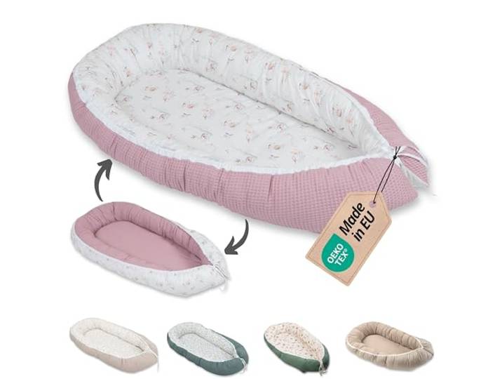 ULLENBOOM Babynest - Ideal für Neugeborene - OEKO-TEX zertifiziert