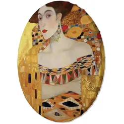 RUNDES BILD Gold 40/40 cm